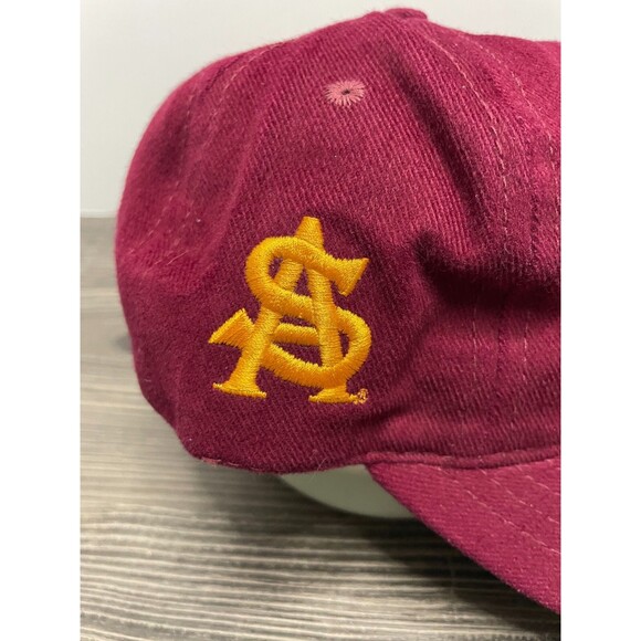 Vintage Arizona State Sun Devils Corduroy Snapback Cap Hat CA Headwear READ - Picture 5 of 8
